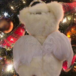 Vintage Russ Berrie & Co Athena Angel Bear Plush with Wings & Halo